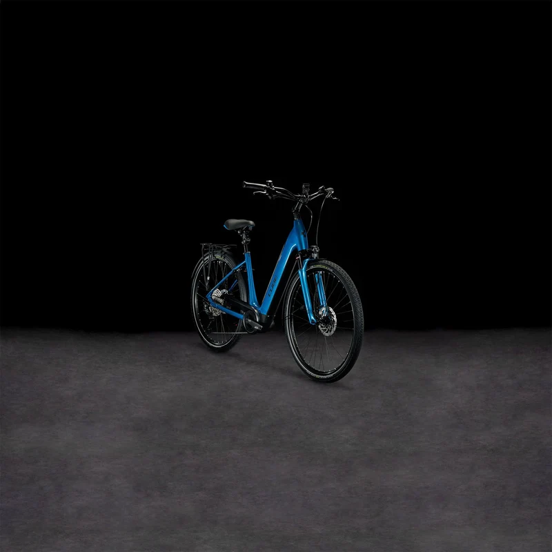Cube Supreme Sport Hybrid EXC 625 Wh E-Bike Easy Entry 28" blue´n´black