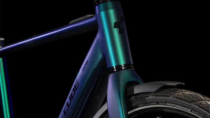 Cube Editor Hybrid SLT FE 400X Wh E-Bike Diamant 28" goblin´n´glossy