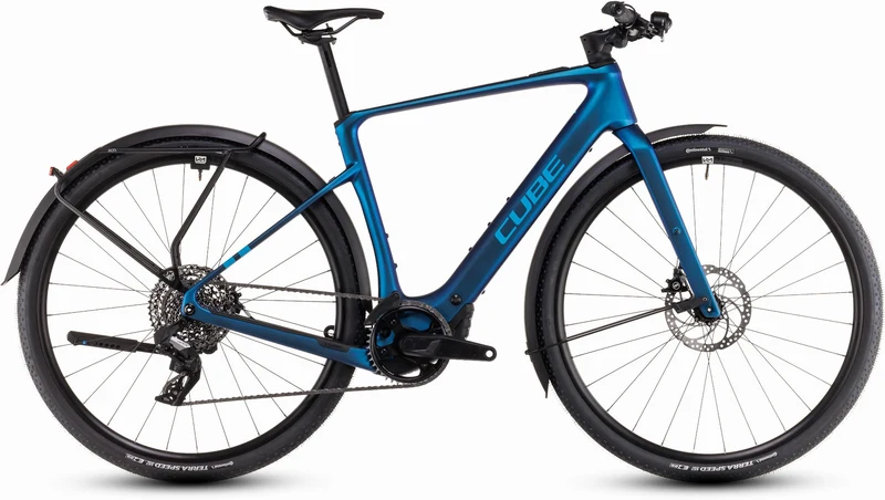 Cube Nulane Hybrid C:62 SLX FE 400X Wh E-Bike Diamant 28" nebula´n´blue