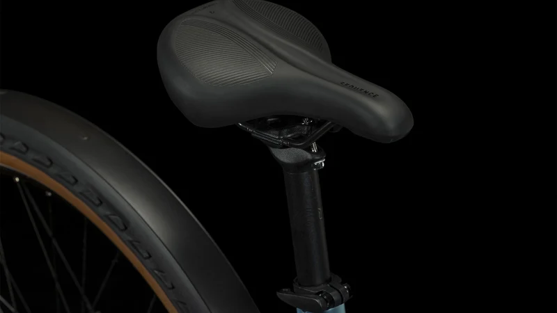 Cube Nuride Hybrid Performance 500 Wh Allroad E-Bike Trapeze 28" metalblue´n´red