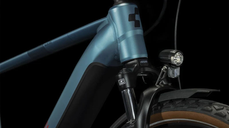 Cube Nuride Hybrid Performance 625 Wh Allroad E-Bike Diamant 28" metalblue´n´red