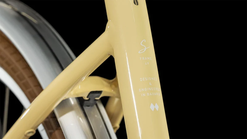 Cube Ella Ride Hybrid 500 Wh E-Bike Easy Entry 28" honey´n´white