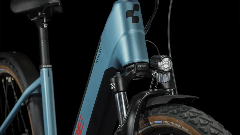 Cube Nuride Hybrid Performance 625 Wh Allroad E-Bike Easy Entry 28" metalblue´n´red