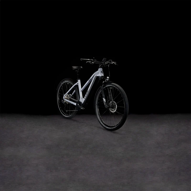 Cube Nuride Hybrid EXC 750 Wh Allroad E-Bike Trapeze 28" polarsilver´n´black