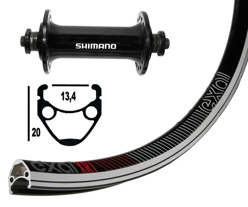 Winora V-Rad 13-622 Tiagra schwarz QR 32L Exal XR-1 sz/silb.o.Ösen.Niro-Spei.sz.DD