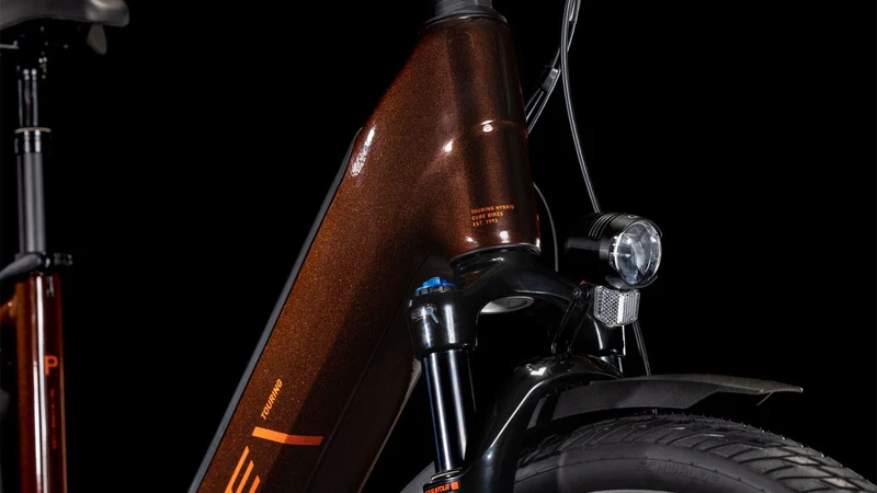 Cube Touring Hybrid Pro 625 Wh E-Bike Easy Entry 28" cinnamon´n´orange