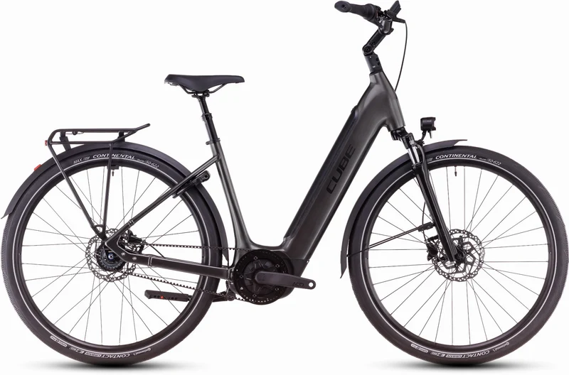 Cube Supreme Hybrid Deluxe One 625 Wh E-Bike Easy Entry slateblack´n´black