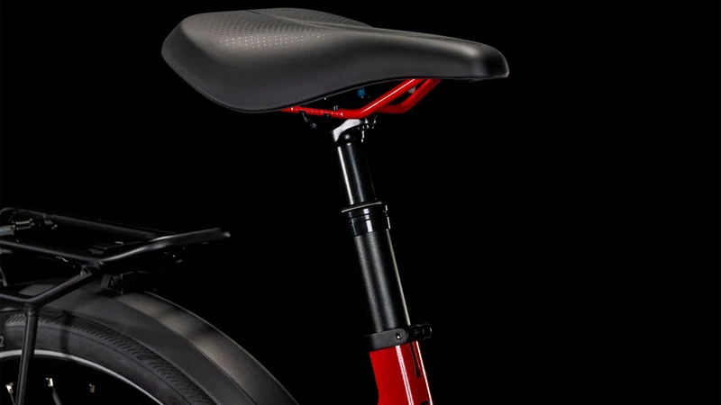 Cube Supreme Hybrid Comfort Pro 500 Wh E-Bike Easy Entry firered´n´black