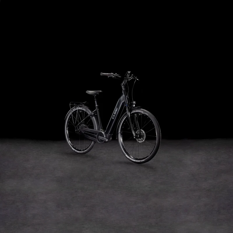 Cube Supreme Hybrid Comfort Pro 500 Wh E-Bike Easy Entry grey´n´lunar