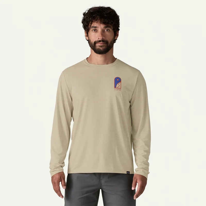 M's L/S Cap Cool Daily Graphic Shirt - Lands