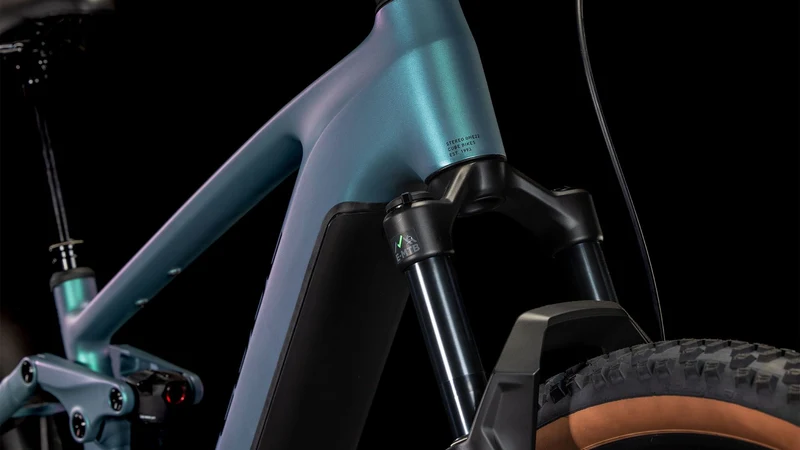 Cube Stereo Hybrid One22 Race 800 Wh E-Bike Fully smaragdgrey´n´black