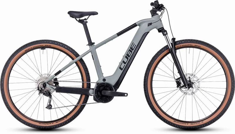 Cube Reaction Hybrid Performance 500 Wh E-Bike Hardtail Diamant swampgrey´n´black