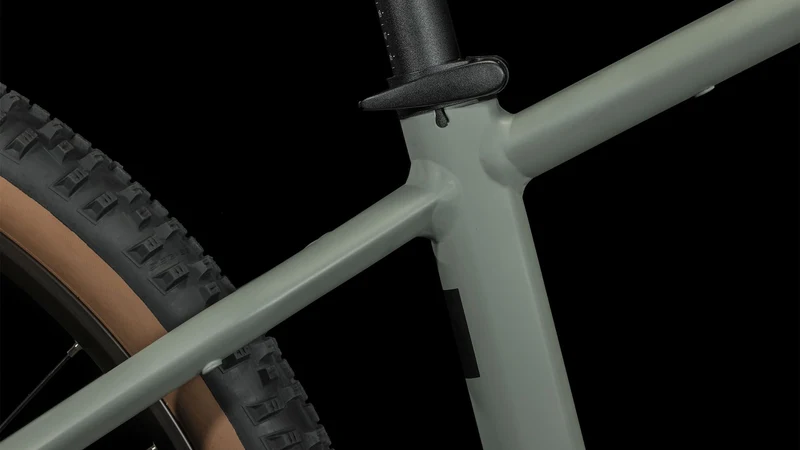 Cube Reaction Hybrid Performance 500 Wh E-Bike Hardtail Diamant swampgrey´n´black