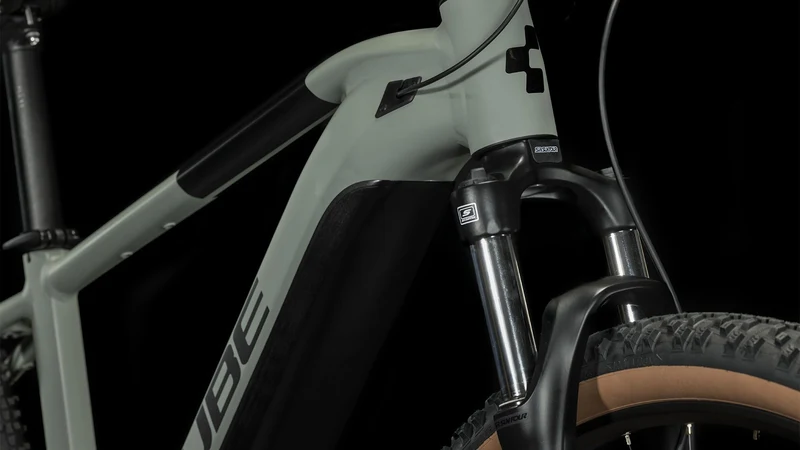 Cube Reaction Hybrid Performance 500 Wh E-Bike Hardtail Diamant swampgrey´n´black