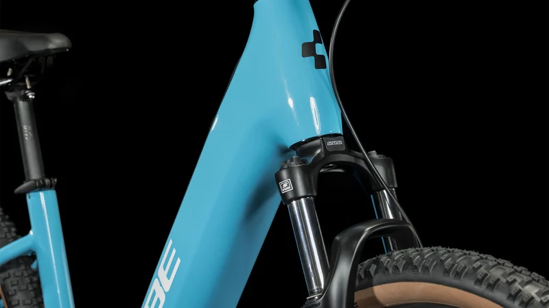 Cube Reaction Hybrid One 500 Wh E-Bike Hardtail Easy Entry 27,5" skyblue´n´white