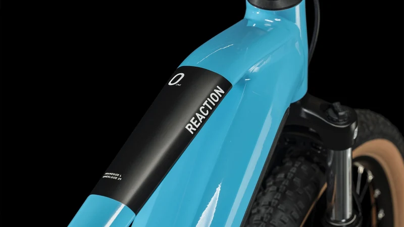 Cube Reaction Hybrid One 500 Wh E-Bike Hardtail Diamant skyblue´n´white