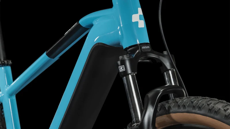 Cube Reaction Hybrid One 500 Wh E-Bike Hardtail Diamant skyblue´n´white