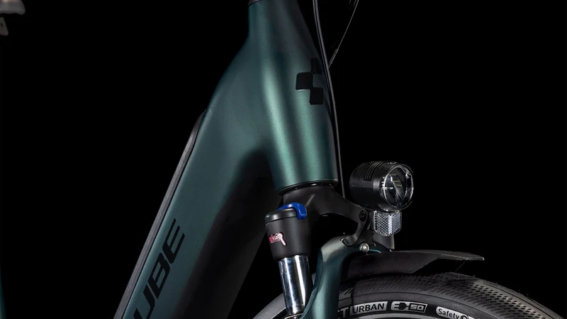 Cube Supreme RT Hybrid Comfort EX 500 Wh E-Bike Easy Entry viridian´n´black