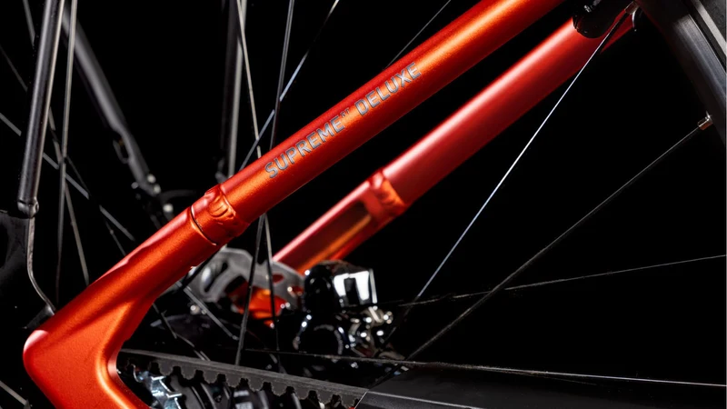 Cube Supreme RT Hybrid Deluxe EX 625 Wh E-Bike Easy Entry fireorange´n´lunar