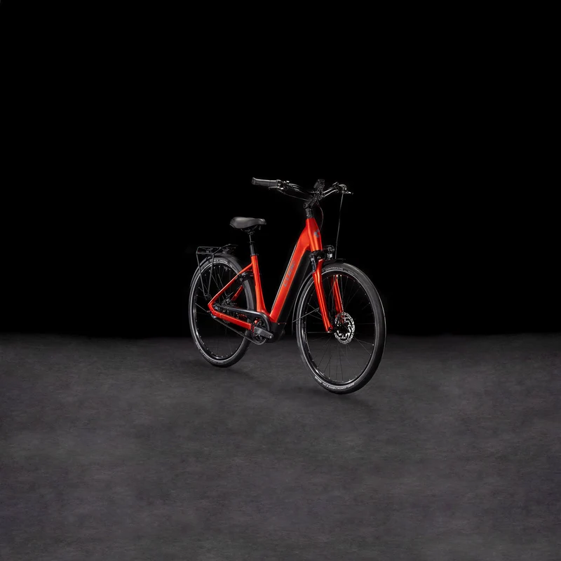 Cube Supreme RT Hybrid Deluxe EX 625 Wh E-Bike Easy Entry fireorange´n´lunar