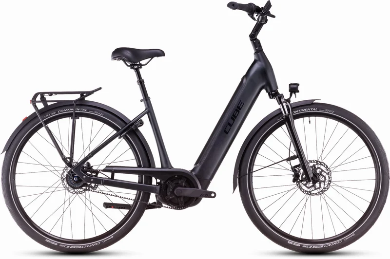 Cube Supreme RT Hybrid Deluxe EX 625 Wh E-Bike Easy Entry metalblack´n´glossy