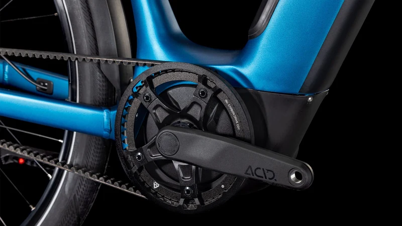 Cube Supreme Hybrid Deluxe One 625 Wh E-Bike Easy Entry electricblue´n´black