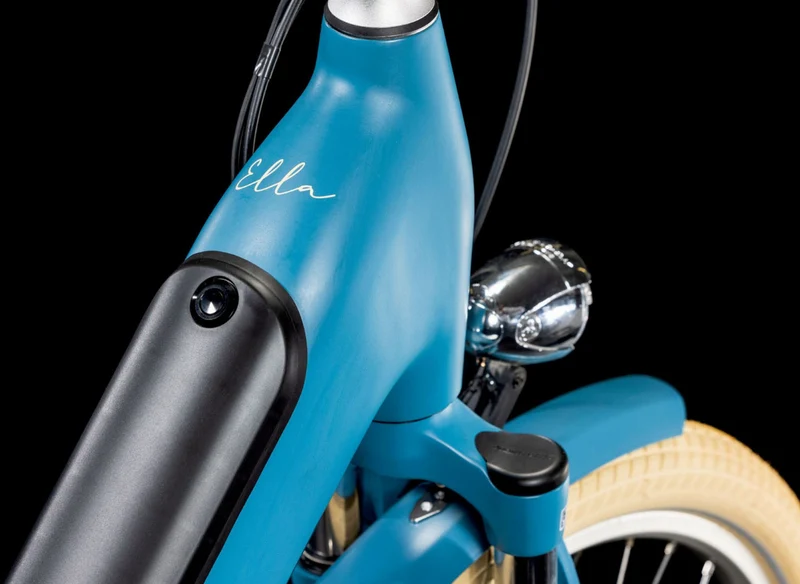 Cube Ella Hybrid 500 Wh E-Bike Easy Entry sphereblue´n´creme