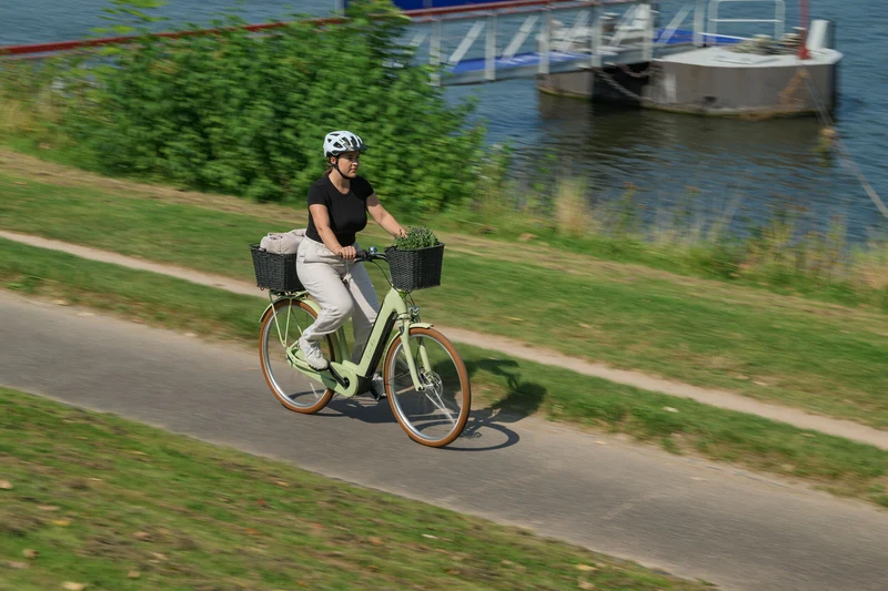 Cube Ella Hybrid 500 Wh E-Bike Easy Entry matchagreen´n´green