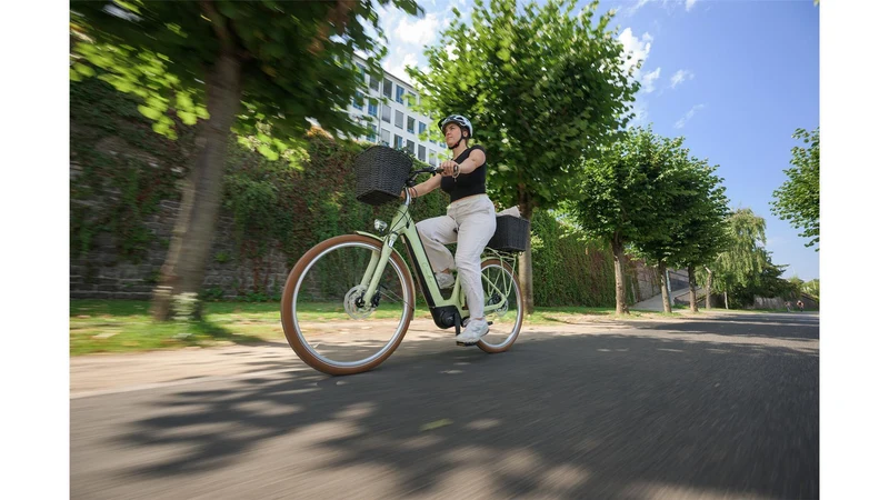 Cube Ella Hybrid 500 Wh E-Bike Easy Entry matchagreen´n´green