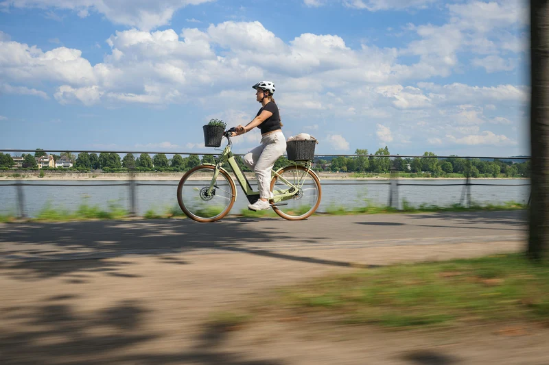 Cube Ella Hybrid 500 Wh E-Bike Easy Entry matchagreen´n´green