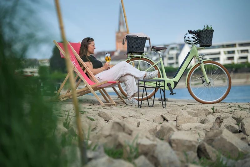 Cube Ella Hybrid 500 Wh E-Bike Easy Entry matchagreen´n´green