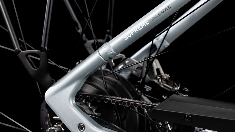 Cube Supreme Hybrid Deluxe SLX 625 Wh E-Bike Easy Entry 28" polargrey´n´white