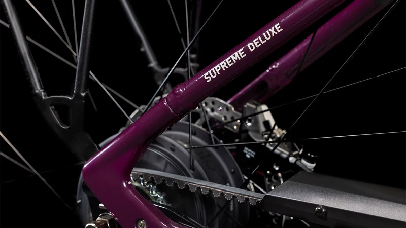 Cube Supreme Hybrid Deluxe Pro 625 Wh E-Bike Easy Entry 28" amarone´n´grey