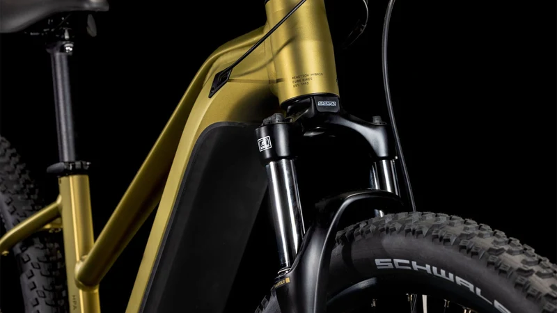 Cube Reaction Hybrid Performance 625 Wh E-Bike Hardtail Trapeze goldenlime´n´black