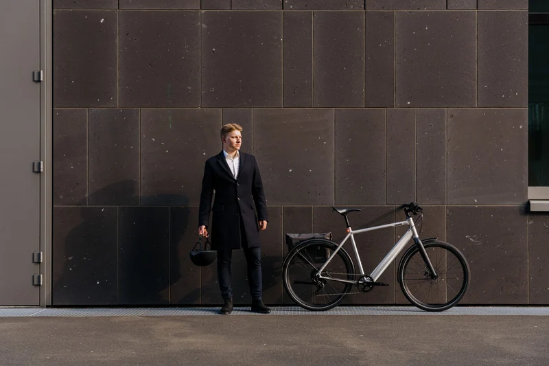 Coboc Vesterbro DMT 360 Wh E-Bike Diamant 27,5" raw finish, matt