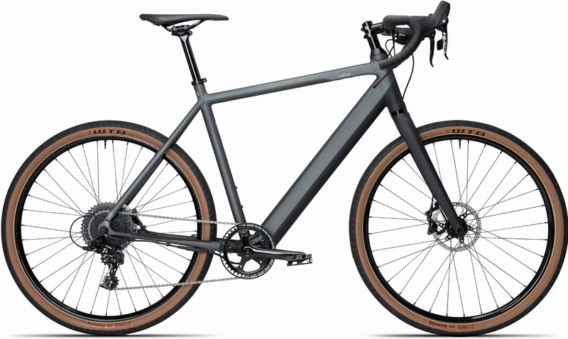 Coboc Torino 360 Wh E-Gravel Rad Diamant 27,5" giro grey - atlas black, matt