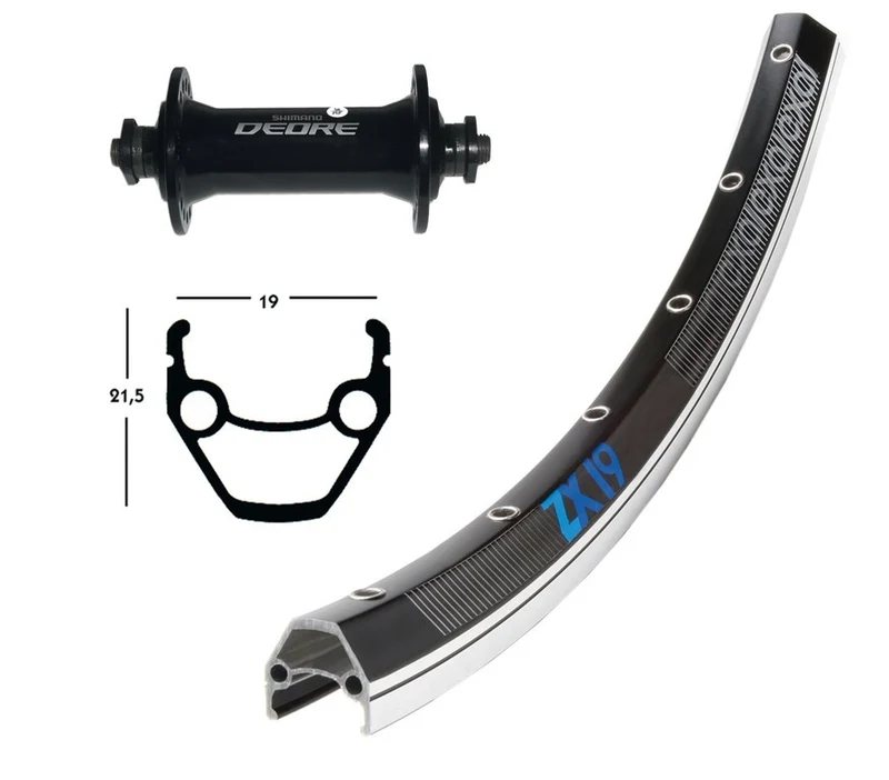 Winora V-Rad 28x1.75Deore sz.SSP 36L Exal ZX 19 schw/silb.Nirospei.(sz)