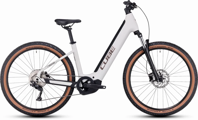 Cube Reaction Hybrid One 500 Wh E-Bike Hardtail Easy Entry 27,5" lightgrey´n´rose