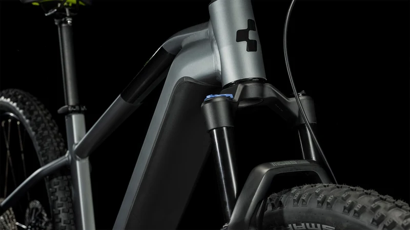 Cube Reaction Hybrid Pro 500 Wh E-Bike Hardtail Diamant flashgrey´n´green