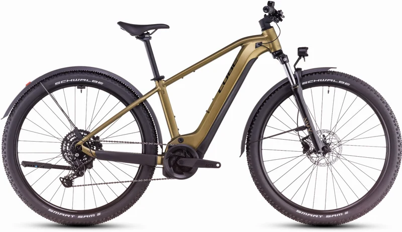 Cube Reaction Hybrid Performance 625 Wh Allroad E-Bike Hardtail Diamant goldenlime´n´black
