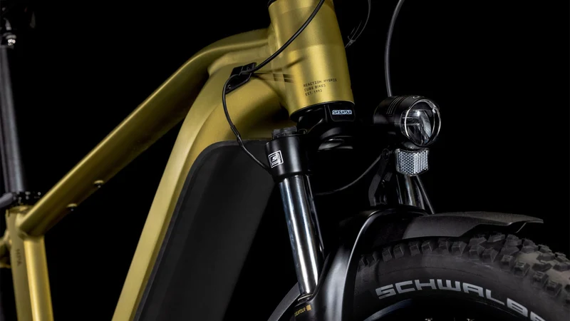 Cube Reaction Hybrid Performance 625 Wh Allroad E-Bike Hardtail Diamant goldenlime´n´black