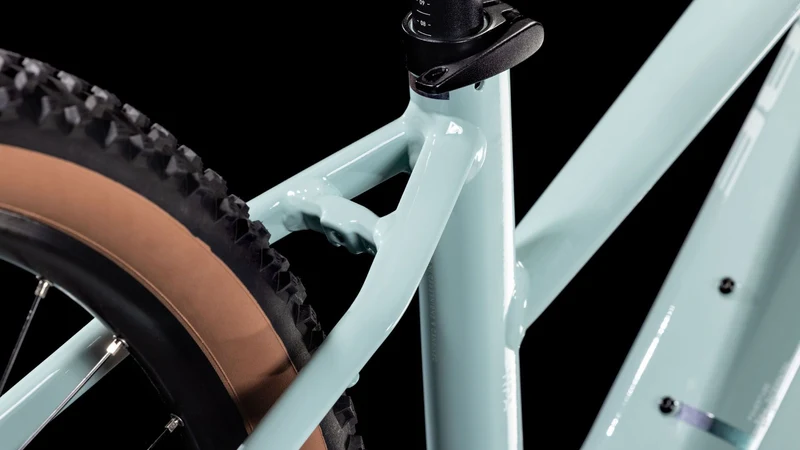 Cube Reaction Hybrid Performance 500 Wh E-Bike Hardtail Trapeze skylightblue´n´white