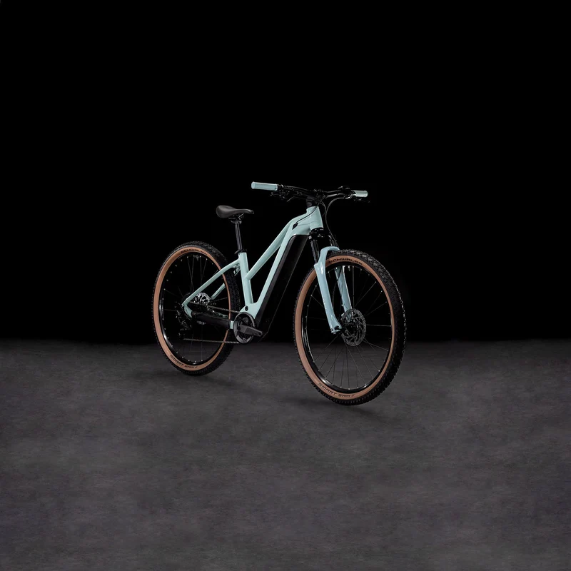 Cube Reaction Hybrid Performance 500 Wh E-Bike Hardtail Trapeze skylightblue´n´white
