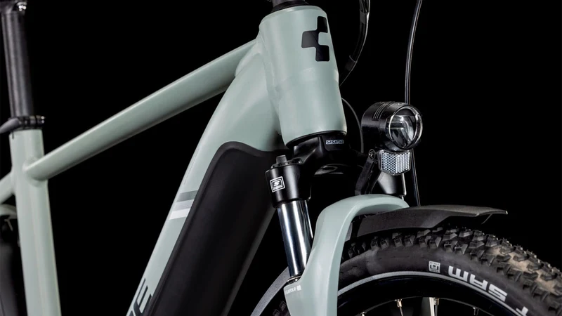Cube Nuride Hybrid Performance 500 Wh Allroad E-Bike Diamant 28" swampgrey´n´black