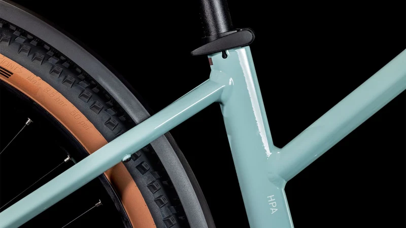 Cube Reaction Hybrid Performance 500 Wh Allroad E-Bike Hardtail Trapeze skylightblue´n´white