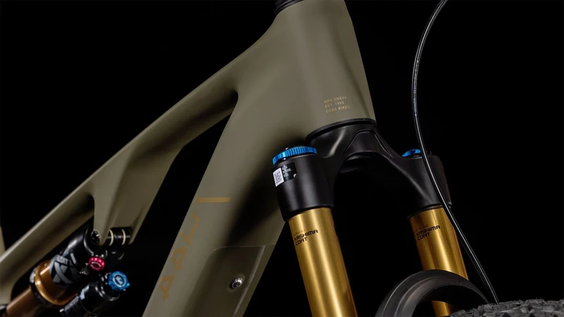 Cube AMS Hybrid One44 C:68X Super TM 400 Wh E-Bike Fully 29" dustyolive´n´gold