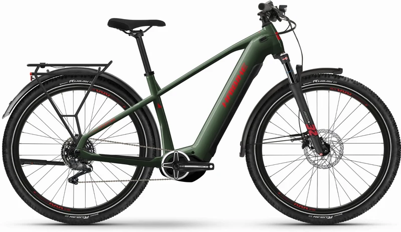 Haibike Trekking 5 720 Wh E-Bike Diamant 27,5" olive/red - gloss
