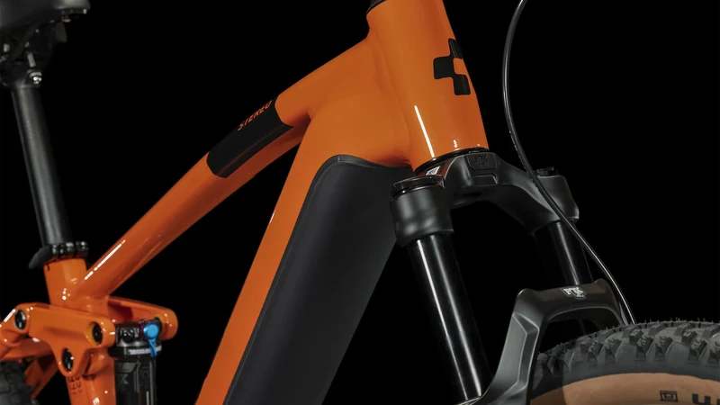 Cube Stereo Hybrid 120 Race 750 Wh E-Bike Fully sparkorange´n´black