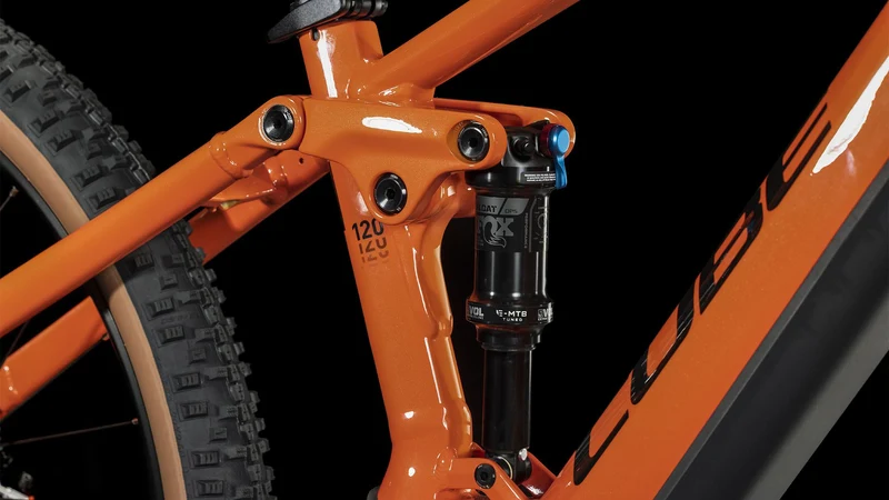 Cube Stereo Hybrid 120 Race 750 Wh E-Bike Fully sparkorange´n´black