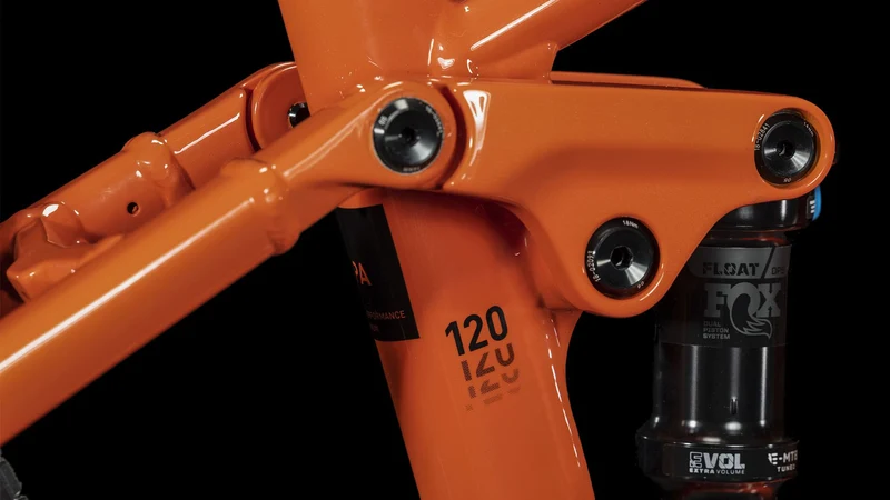 Cube Stereo Hybrid 120 Race 750 Wh E-Bike Fully sparkorange´n´black